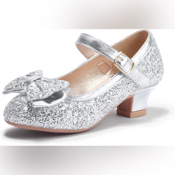 Girls Sparkly Dress Shoes - Picture 1 of 5
